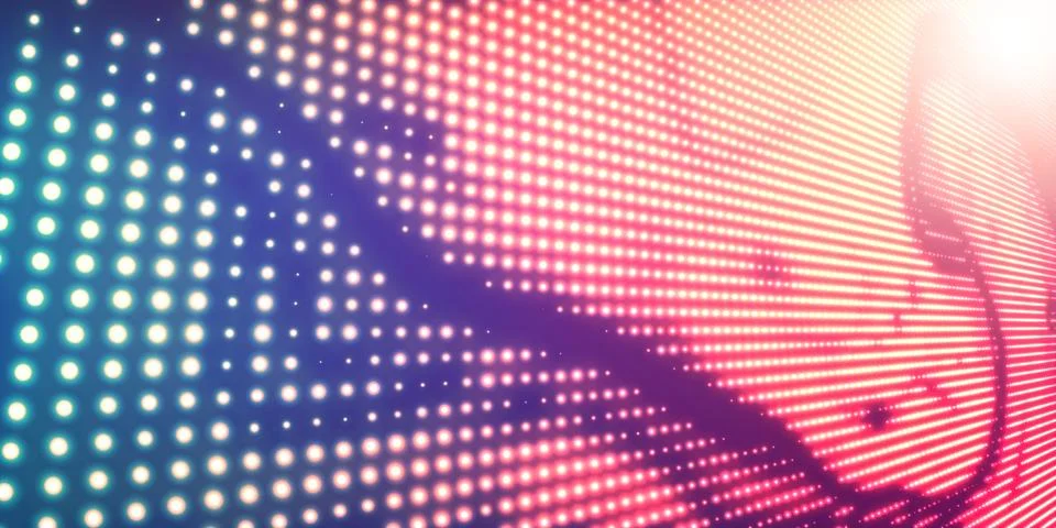 Abstract vector background with shining neon lights. Neon sign with abstract  스톡 일러스트