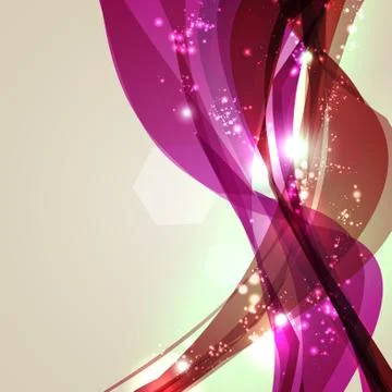 Abstract vector background, shiny space Stock Illustration