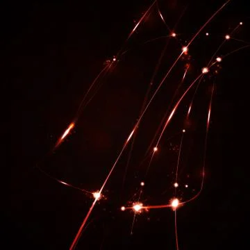 Abstract vector background, shiny space, futuristic wave illustration eps10 Illustrazione stock