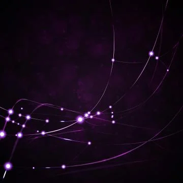 Abstract vector background, shiny space, futuristic wave illustration eps10 Stockillustratie