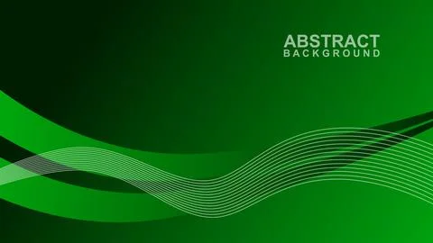 Abstract vector background with smooth color wave lines. Stock Illustration