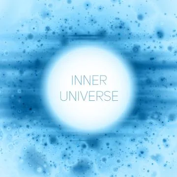 Abstract vector background of strange Black Hole in space. Shining stars fall Illustrazione stock