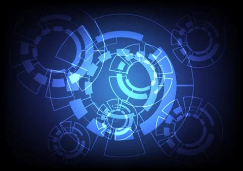 Abstract Vector Background Technology Concept. Illustrazione stock