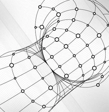 Abstract vector background, technology illustration, stylish eps10 Stock Illustration