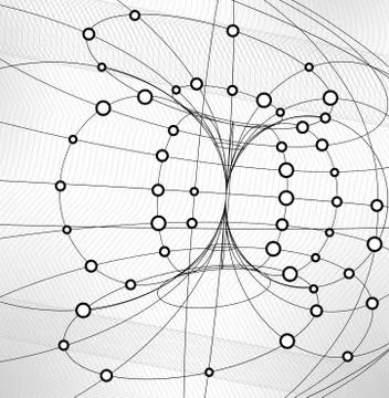 Abstract vector background, technology illustration, stylish eps10 Stock Illustration