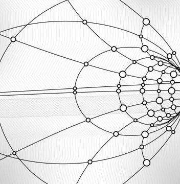 Abstract vector background, technology illustration, stylish eps10 Illustrazione stock