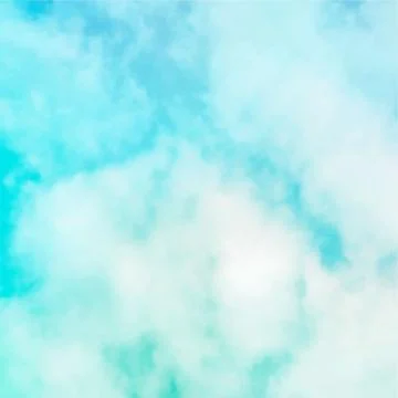 Abstract vector background texture of a vibrant teal blue sky with soft white Illustration