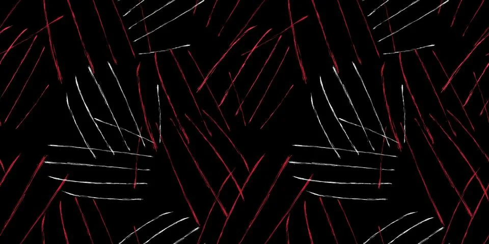 Abstract vector background of thin white and red diagonal strokes forming a Illustrazione stock
