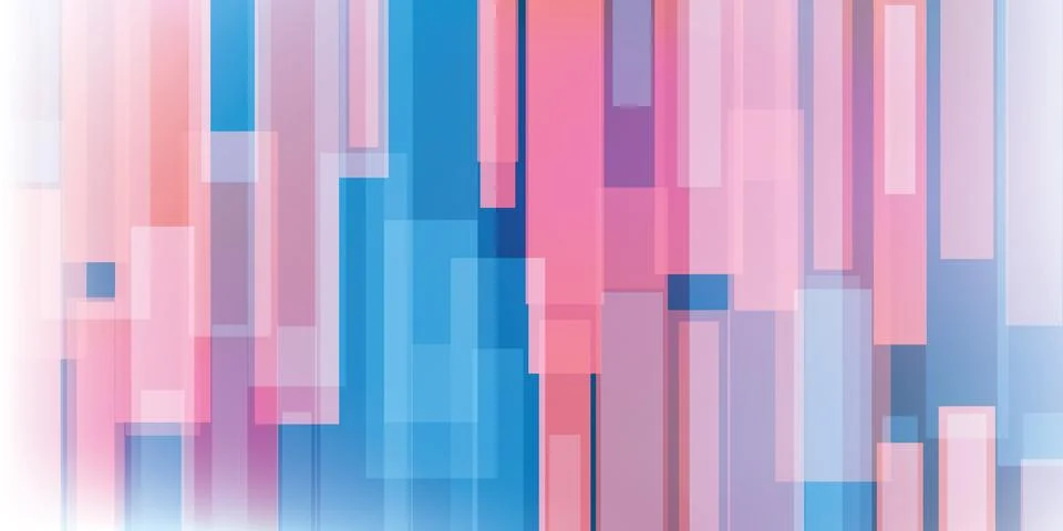 Abstract vector background with vertical layers of gradient rectangles, thi.. Stock Illustration