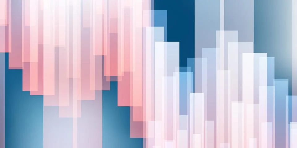 Abstract vector background with vertical layers of gradient rectangles, thi.. イラスト素材