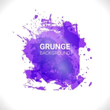 Abstract vector background. Violet grunge design elements Stock Illustration