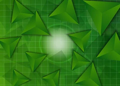 Abstract vector background of volumetric pyramids. EPS 10. Stock Illustration