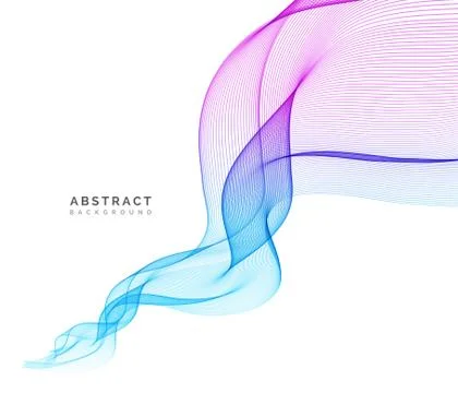 Abstract vector background, wave Stock Illustration