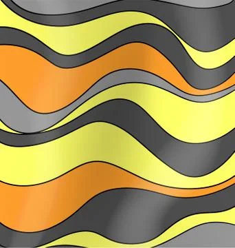 Abstract vector background with waves and lines Stock Illustration