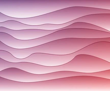 Abstract vector background with waves. Stock Illustration