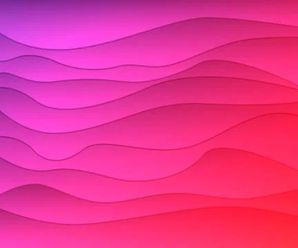Abstract vector background with waves. Stock Illustration