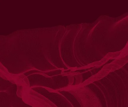 Abstract vector background with waves. Stock Illustration