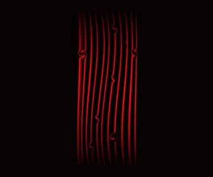 Abstract vector background with waves. Stock Illustration