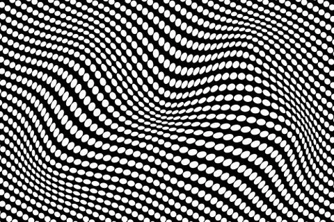 Abstract vector background, with waves, repetitive lines Stock Illustration