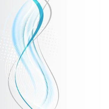 Abstract vector background with wavy composition Stock Illustration