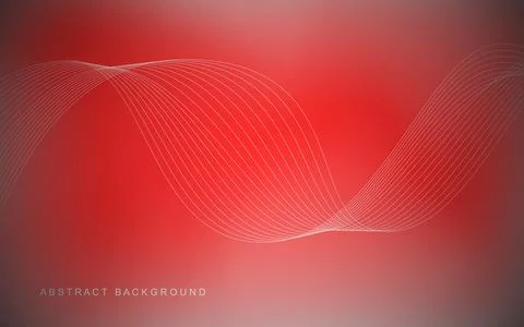 Abstract vector background with wavy lines Illustrazione stock