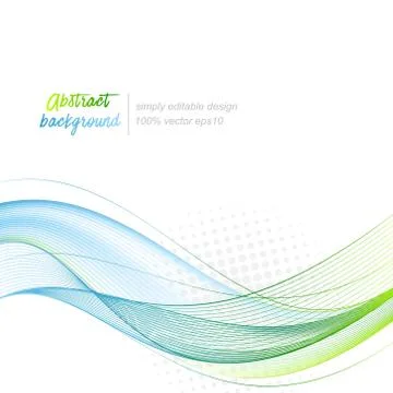 Abstract vector background with wavy pattern and halftone effect. Illustrazione stock