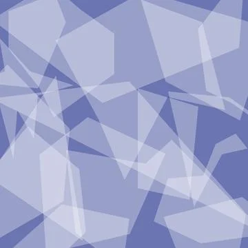 Abstract vector background, white and blue colors. Different geometric shapes Stock Illustration