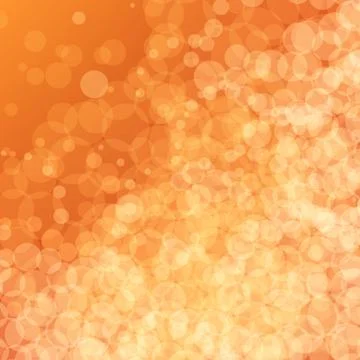 Abstract vector background with yellow bokeh effect. Illustrazione stock