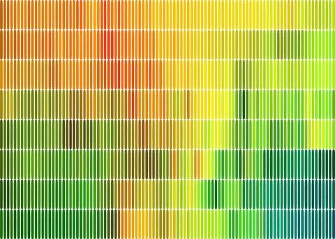 Abstract vector background of yellowing branches with stripes Stock Illustration