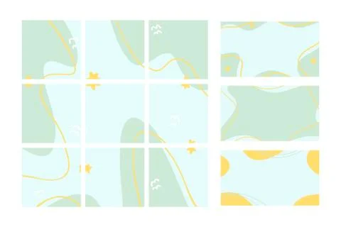 Abstract vector background for your blog. Background for nine posts and three Stock Illustration