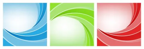 Abstract vector backgrounds set Stock Illustration