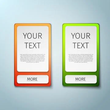 Abstract vector banners set Stock Illustration