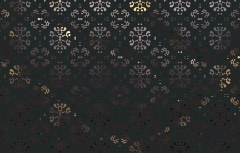 Abstract vector black and gold gradient background Illustrazione stock