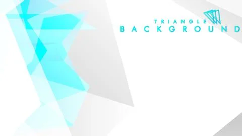 Abstract vector of blue and gray triangles Stock Illustration