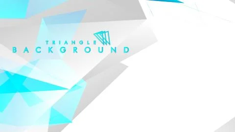 Abstract vector of blue and gray triangles Illustrazione stock