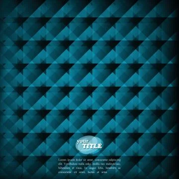 Abstract vector blue background. geometric pattern Stock Illustration