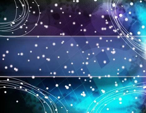 Abstract vector blue business background Stock Illustration