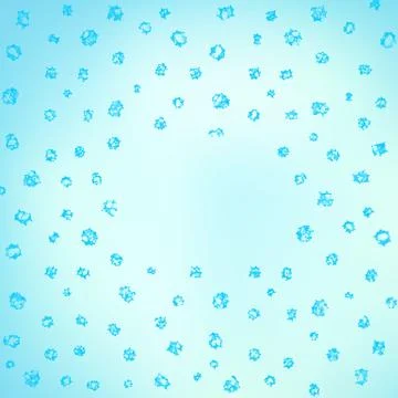 Abstract vector blue mesh background. Chaotically connected points and polygo Illustrazione stock