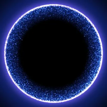 Abstract vector blue mesh background. Black hole or singularity. Futuristic t イラスト素材