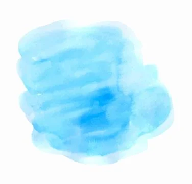 Abstract vector blue watercolor texture Stock Illustration