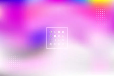 Abstract vector blurred background with dotted elements and text Ilustración de archivo