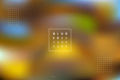 Abstract vector blurred background with dotted elements and text Stock Illustration