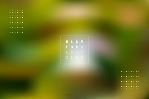 Abstract vector blurred background with dotted elements and text Ilustración de archivo