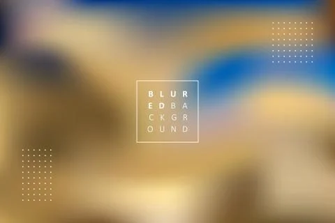 Abstract vector blurred background with dotted elements and text Stock Illustration