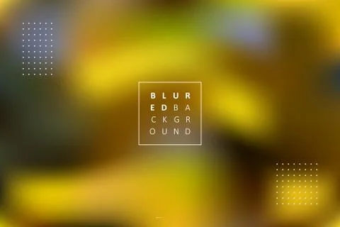 Abstract vector blurred background with dotted elements and text Stock Illustration