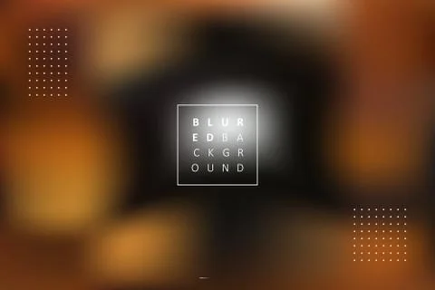 Abstract vector blurred background with dotted elements and text Illustrazione stock