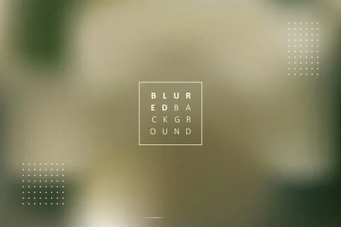 Abstract vector blurred background with dotted elements and text Illustrazione stock