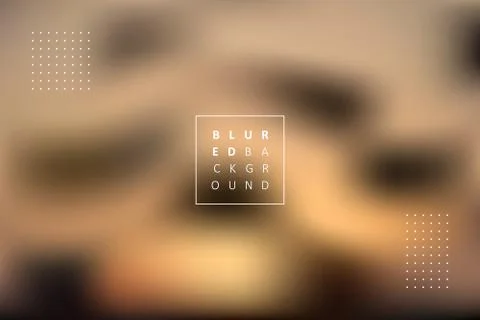 Abstract vector blurred background with dotted elements and text Ilustración de archivo