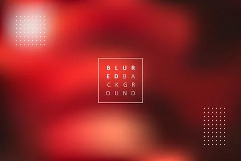 Abstract vector blurred background with dotted elements and text Illustrazione stock