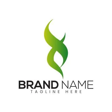 Abstract Vector Brand Icon or  Logo Design Template Stock Illustration